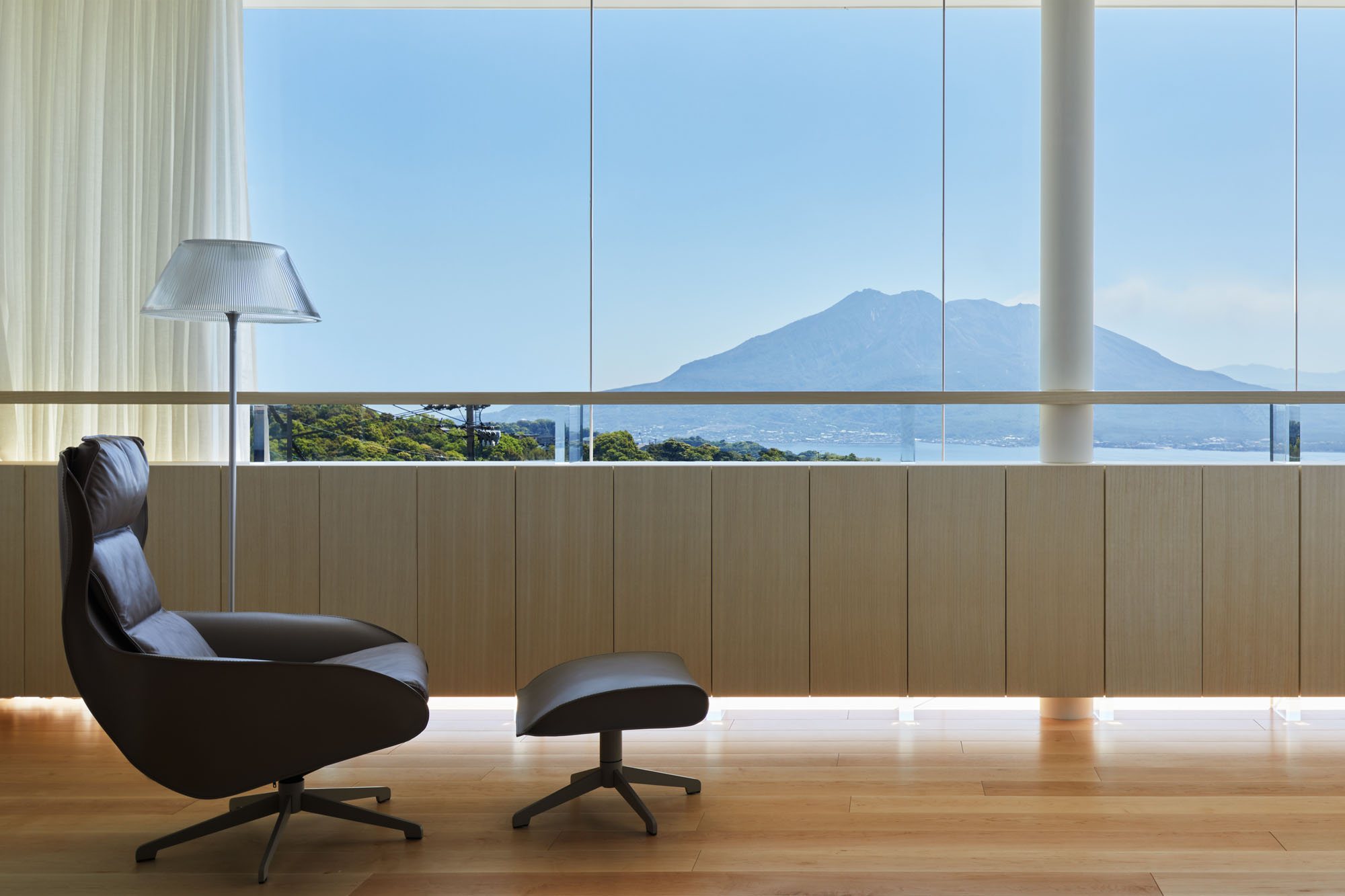 The view house of Sakurajima